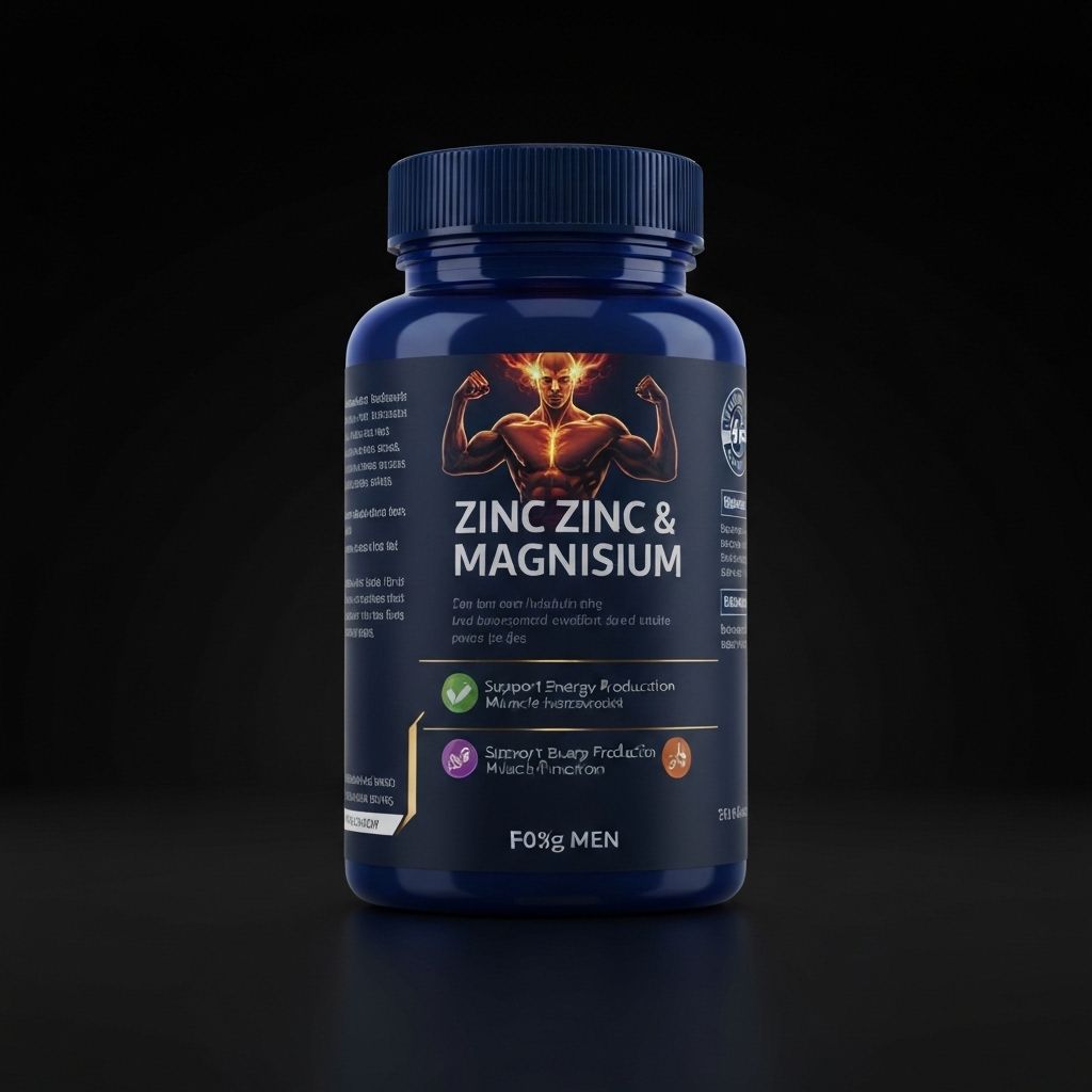 Zinc and magnesium supplement for men